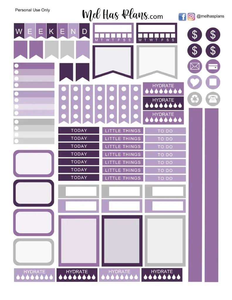 Free Planner Stickers