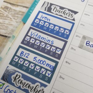 Habit Tracker Stickers