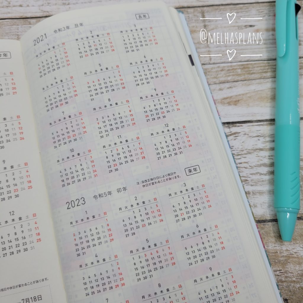 Hobonichi Weeks Year