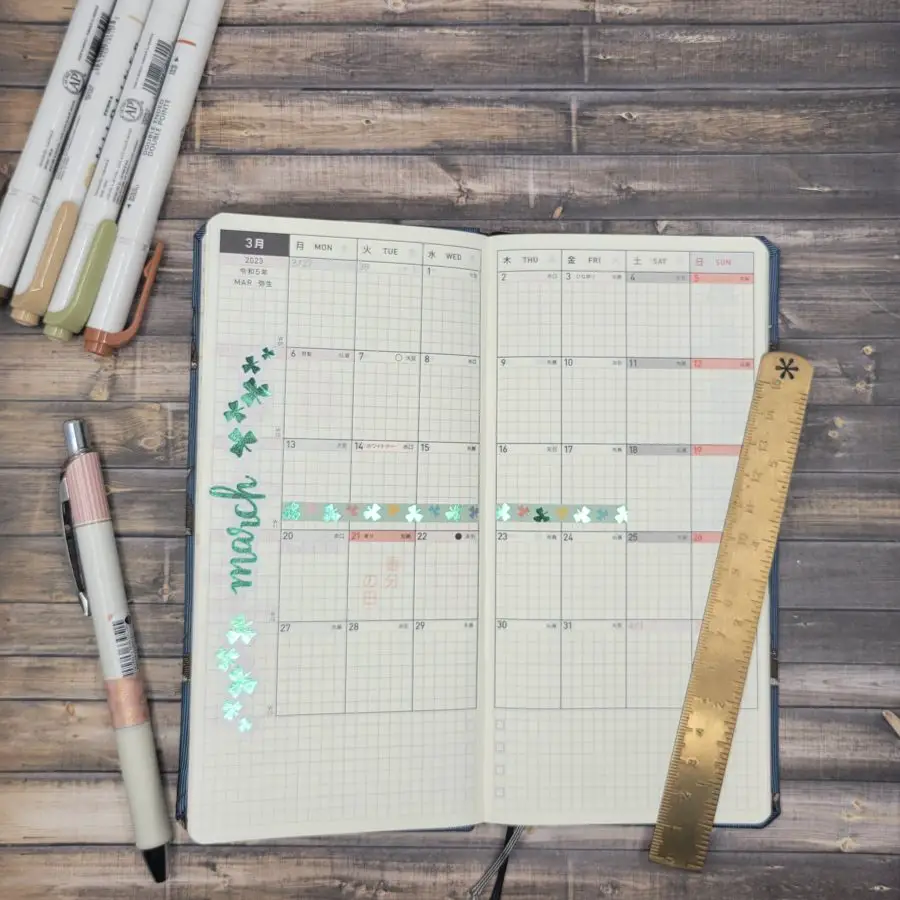 MONTHLY HOBONICHI SETUP // Weeks & Cousin 